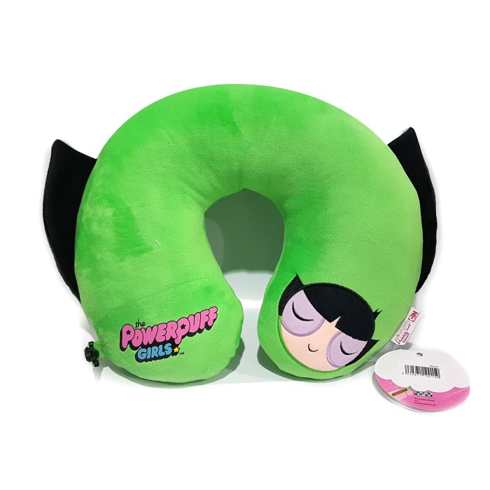 

Powerpuff Girls Neck Cushion / Bantal Leher Buttercup