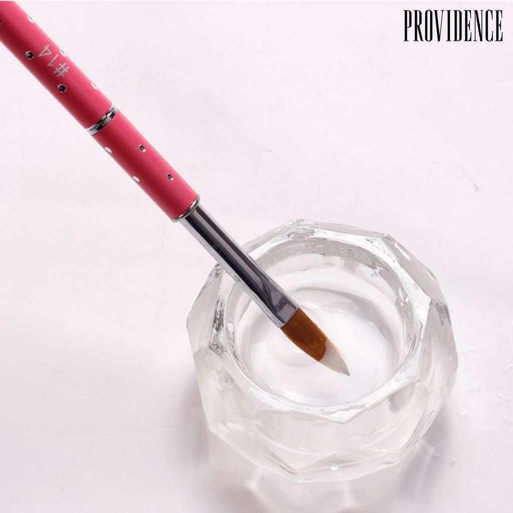 Providence Nail Brush Eco-friendly Flexible Bristles Nylon Wool DIY Manicure Brush Nail Art Pen Tool for Women