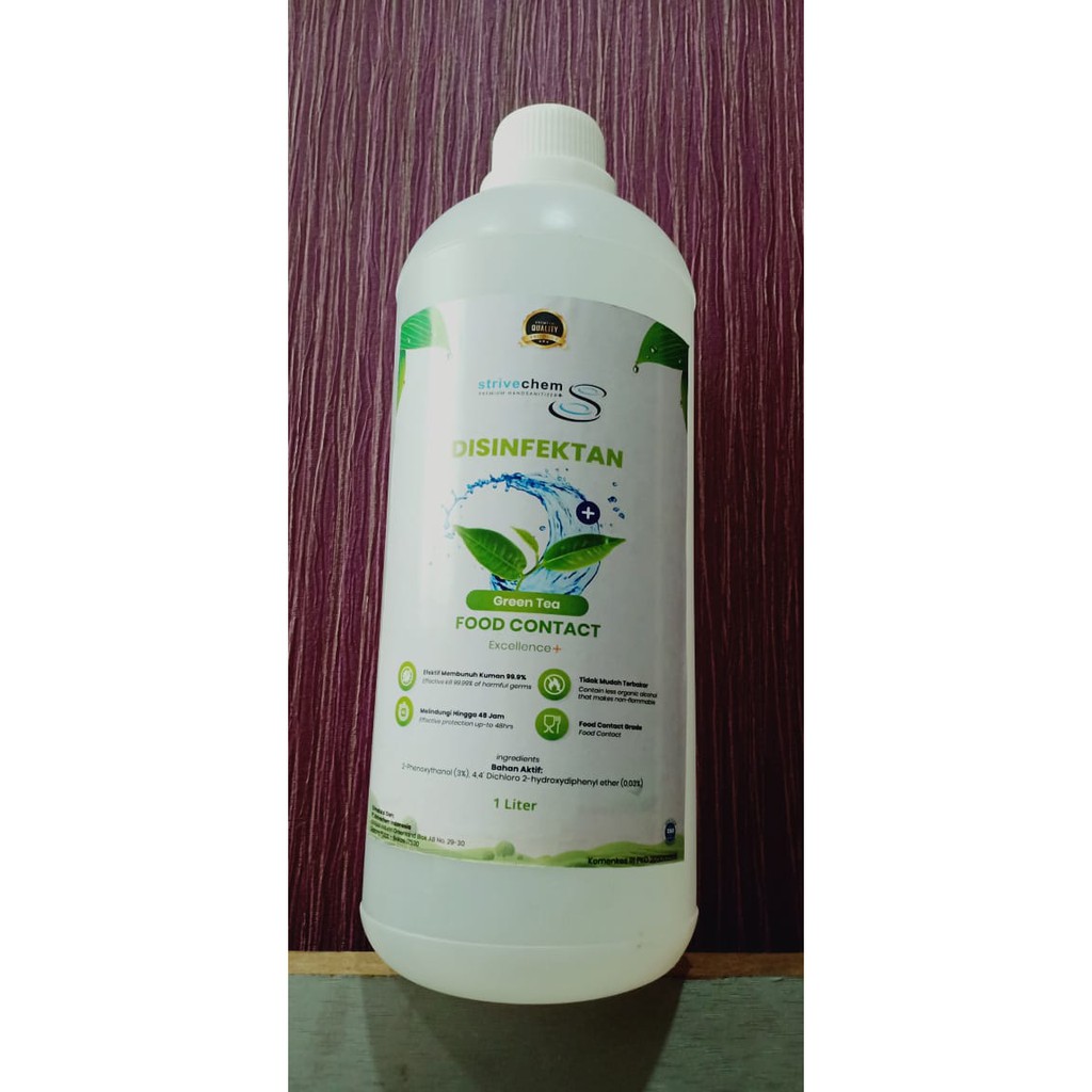 Jual Disinfektan Food Contact Premium Pt Strivechem Indonesia L Refill Ready To Use Non