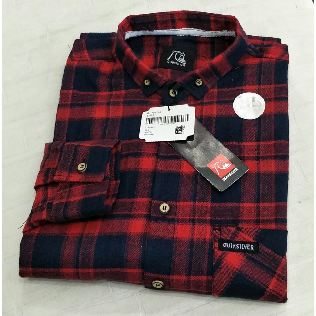 Kemeja Flannel Pria Lengan Panjang Original Distro