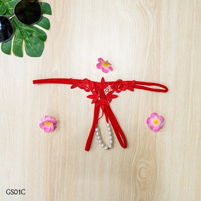 BEST DEAL G STRING SEXY UNDERWEAR WANITA G STRING WANITA PREMIUM MERAH GS01C