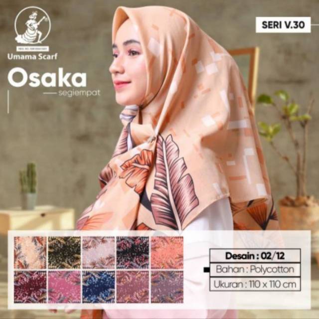 POLYCOTTON SEGIEMPAT OSAKA  by UMAMA SCARF