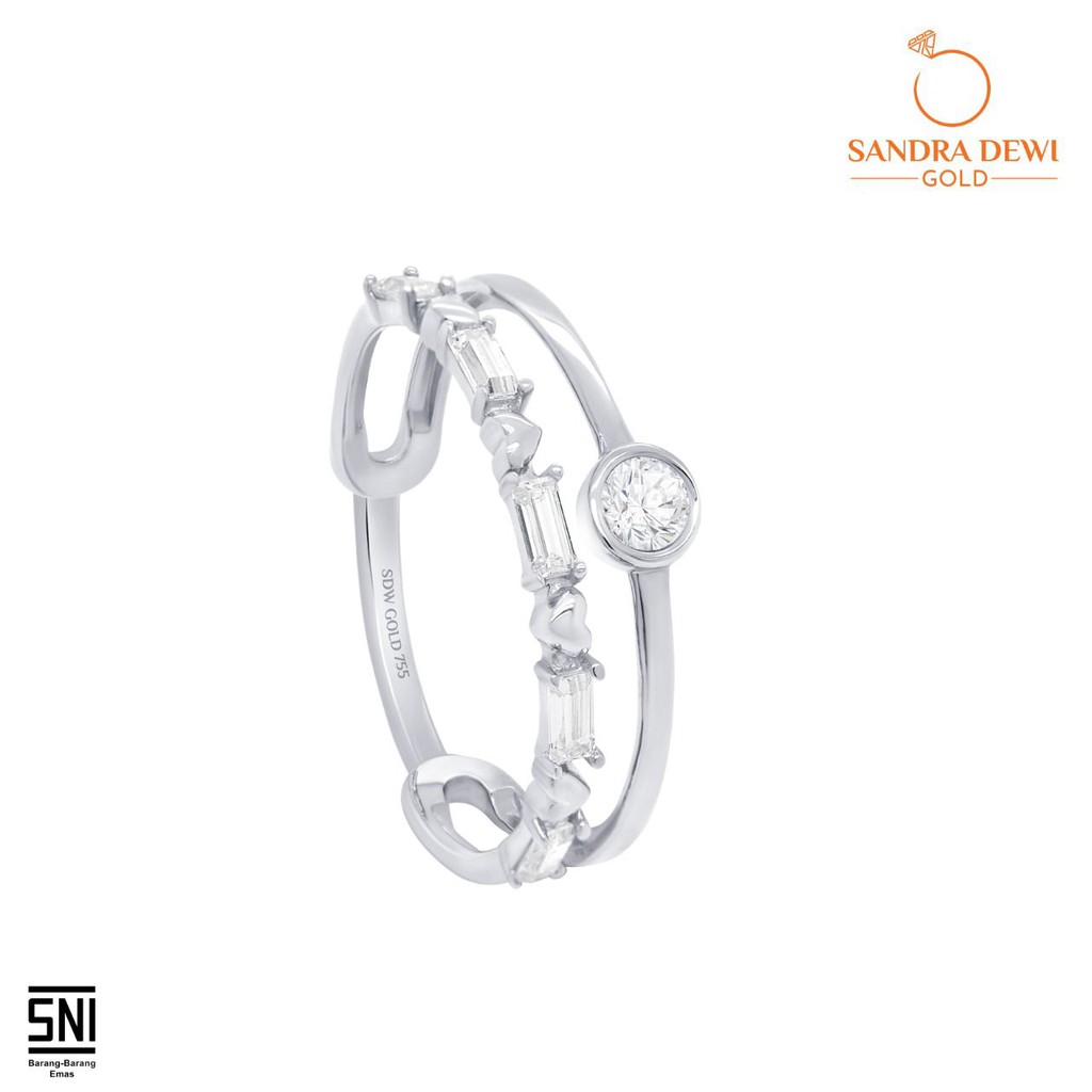 Cincin SDW Gold Baguette Collection #RI200360