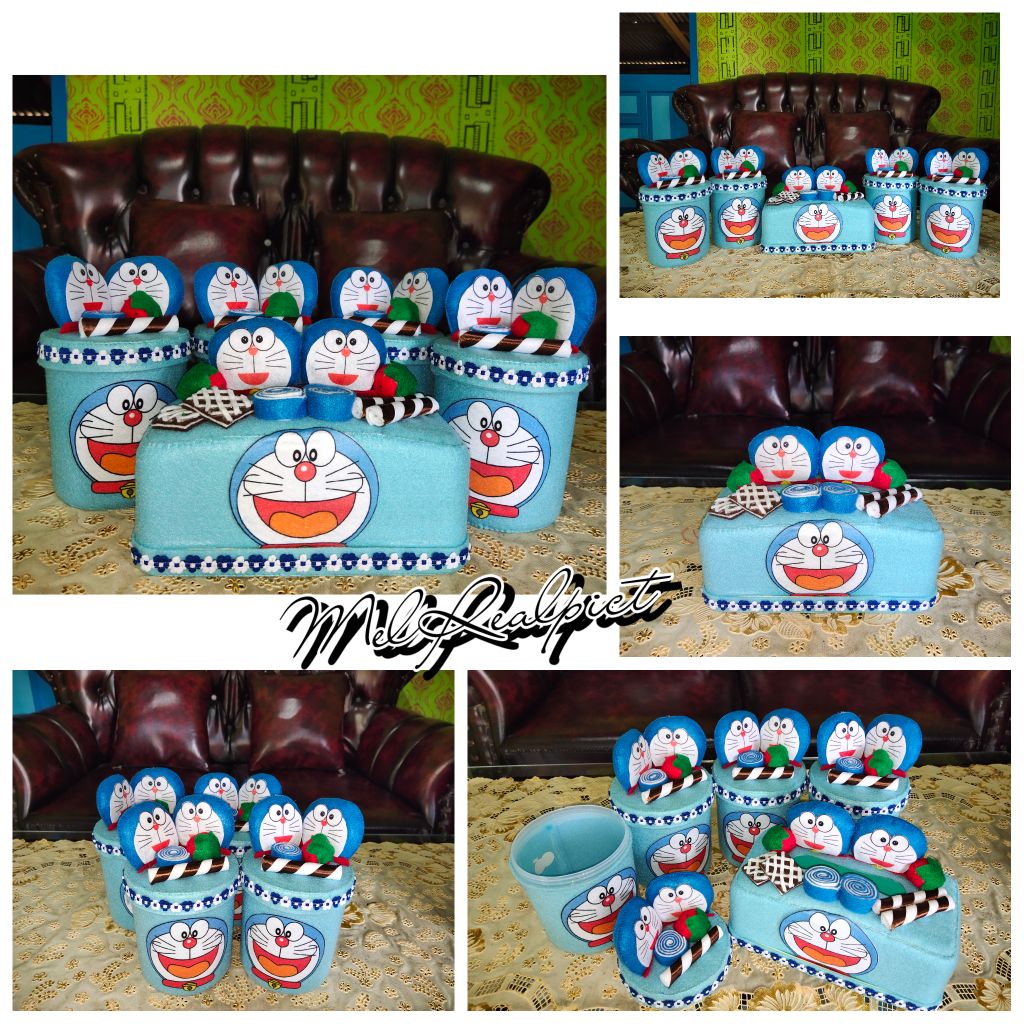 Toples Murab Toples Karakter Doraemom Toples Lebaran Toples Flanel Toples Hias