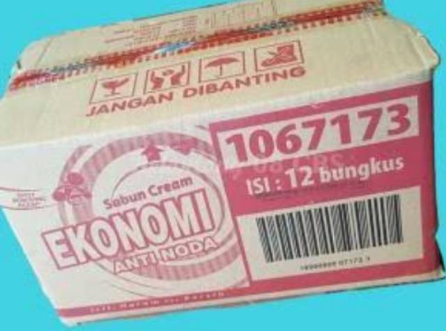 SABUN EKONOMI 900K.SATU DUS 12 BKS