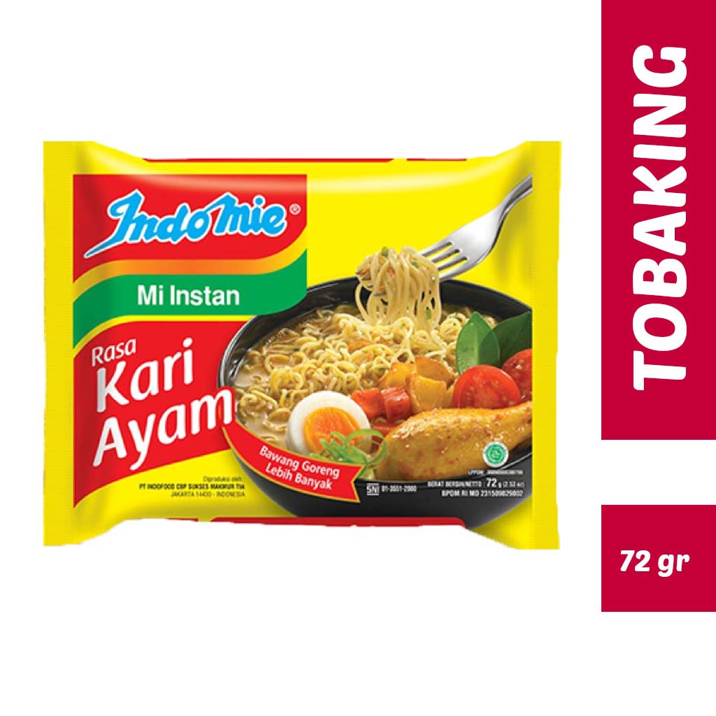 

Indomie Mie Instan Kari Ayam 72 gr