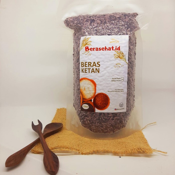 

KETAN-BERAS- BERAS KETAN HITAM SOSOH - BERASEHAT.ID - 1000 GRAM -BERAS-KETAN.