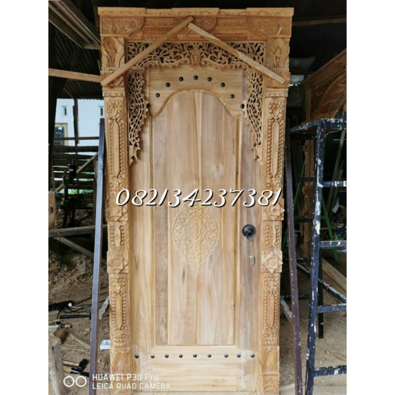 Pintu Kamar Jati | Pintu Gebyok Kamar | Pintu Ukir Kamar | Pintu Kamar Ukir | Pintu Kamar 1 Meter