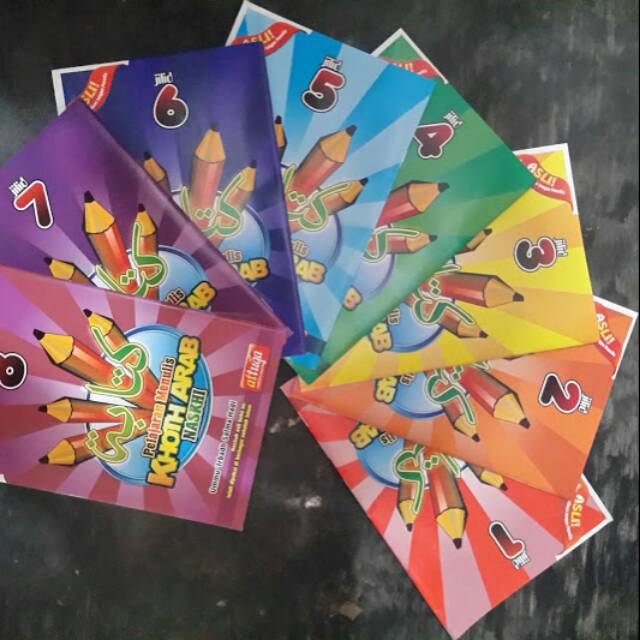 Menulis Khat Arab Naskhi 1-8