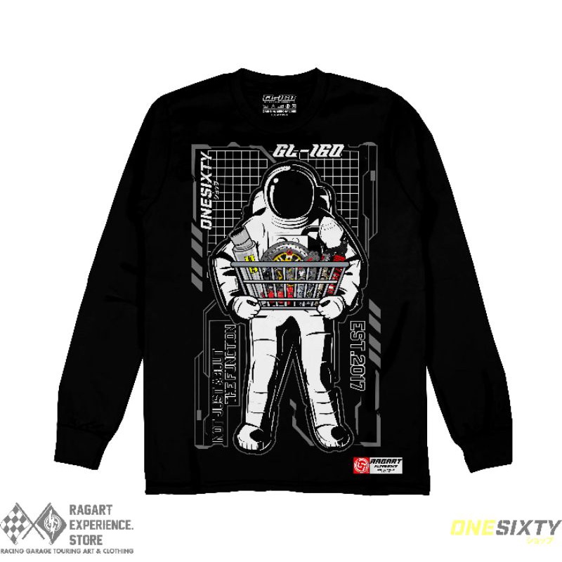 KAOS GL 160 ASTRONOT PANJANG HITAM / KAOS MEGAPRO / KAOS HEREX