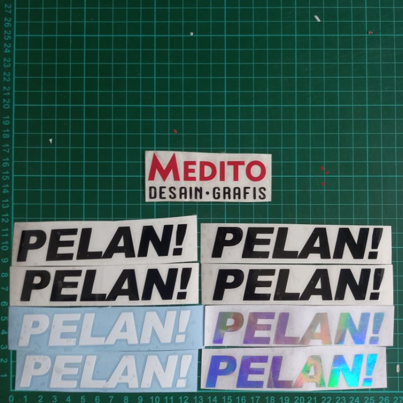 Stiker Cutting Pelan