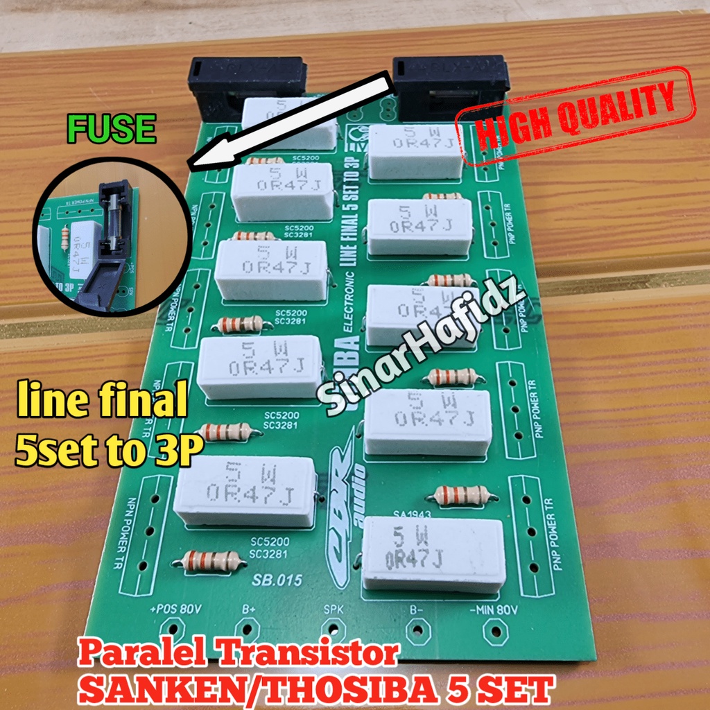 KIT PCB paralel Toshiba 5set