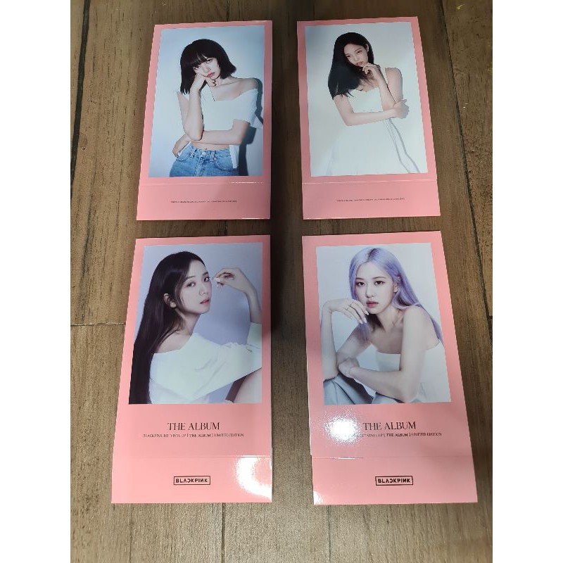 BLACKPINK - The Album LP Vinyl Sharing Standing Postcard Limited Edition
