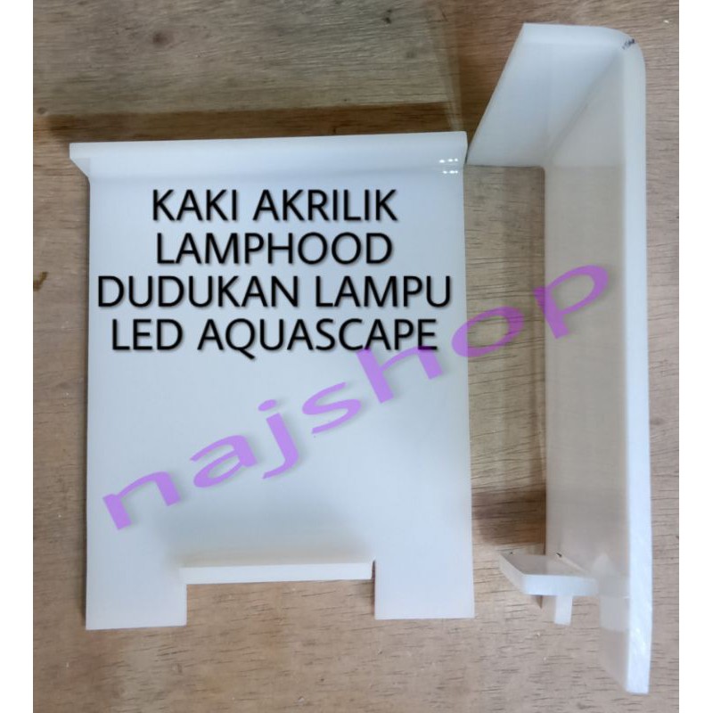 KAKI AKRILIK LAMPHOOD DUDUKAN LAMPU LED AQUARIUM, AQUASCAPE, AQUAMARINE
