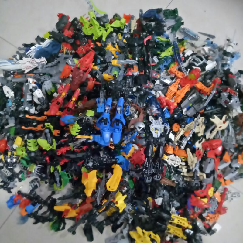 Lego Curah mixed BIONICLE. ori original asli bersih kiloan timbangan 100 gram
