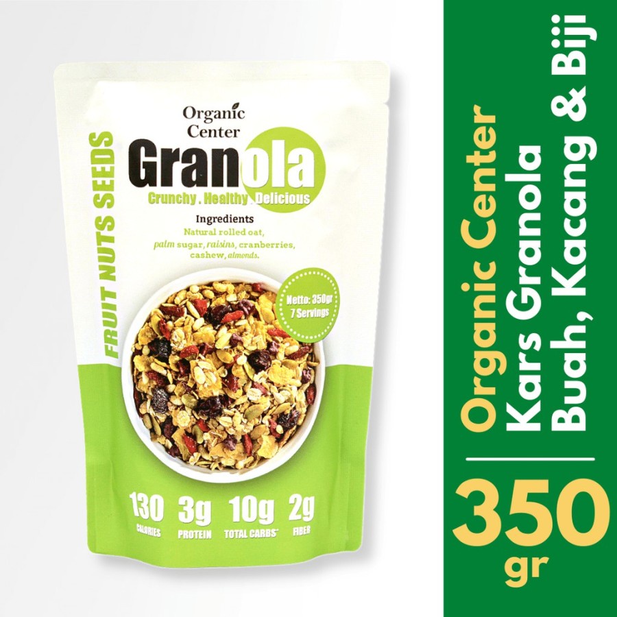 

ORGANIC CENTER KARS GRANOLA FRUIT NUTS SEEDS 350GR