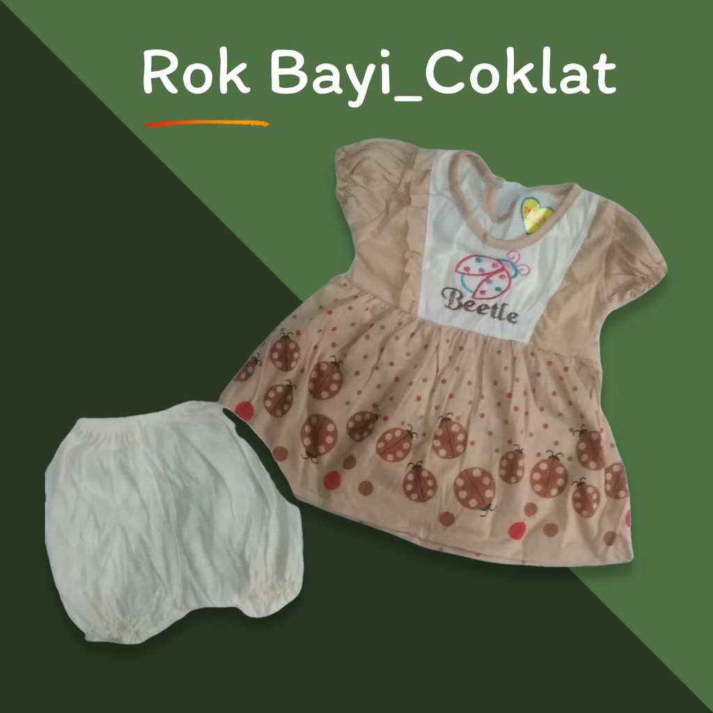 Dres/ Bayi Perempuan Usia 3-12 Bulan