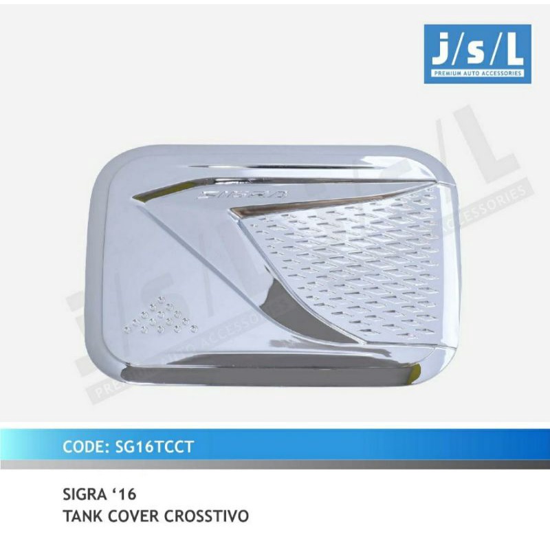 CALYA SIGRA Paket Handle outer elegant Tutup Tangki Crosstivo Chrome JSL