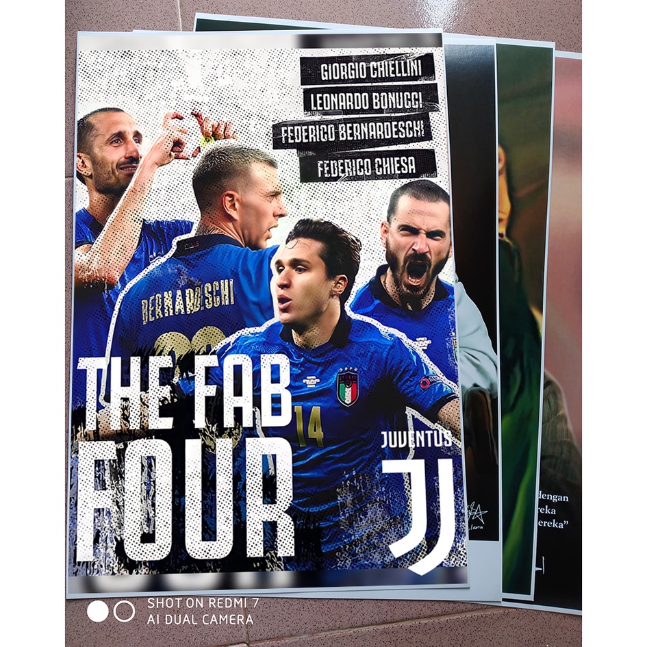 Poster Italia Team Juventus 2021 UERO 2020