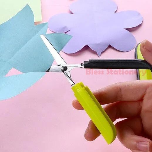 

♥ Deli Gunting Portabel kecil gunting mini lipat Portable Scissors 0600 - Hijau ➧