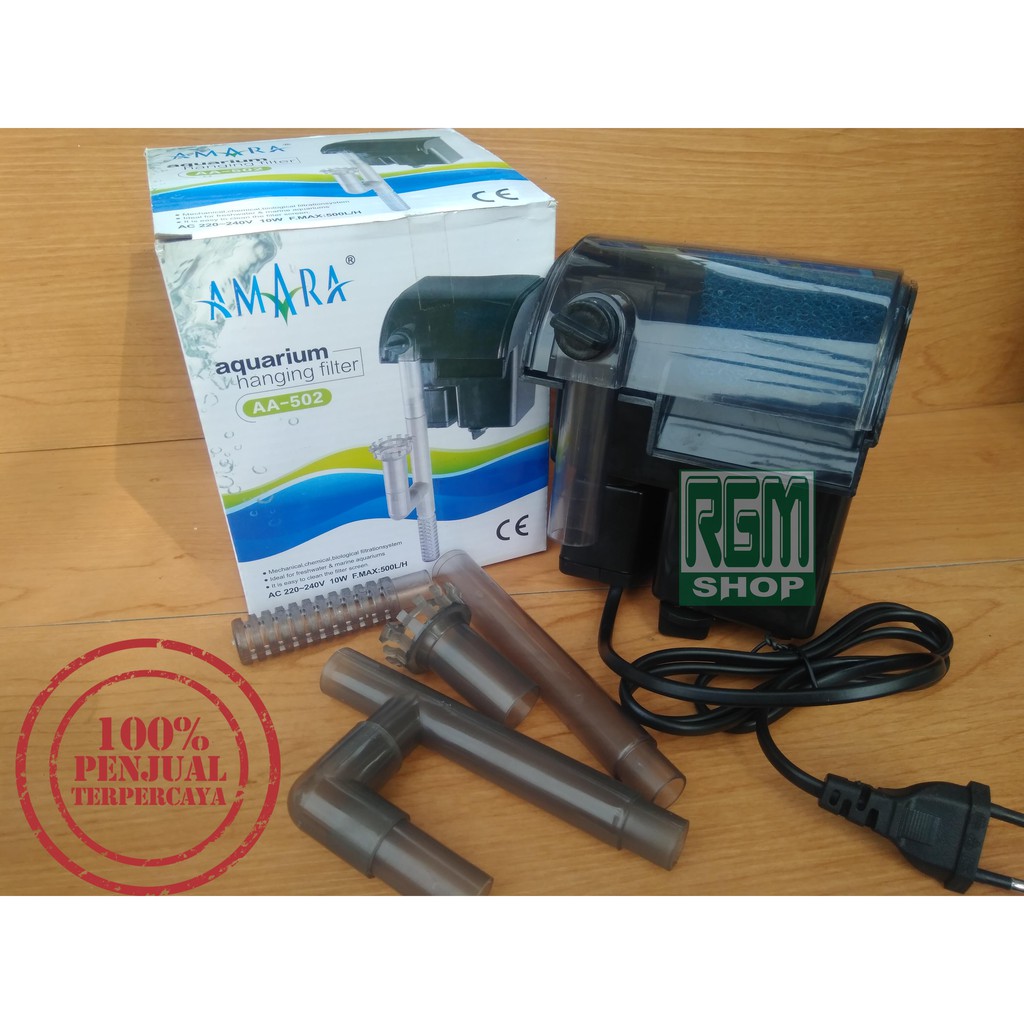 Amara AA 502 AA502 hanging filter gantung hang on aquarium aquascape murah