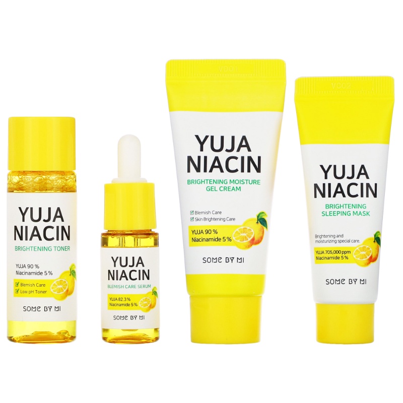 SOME BY MI  Yuja Niacin Brightening Starter Kit 4items Somebymi