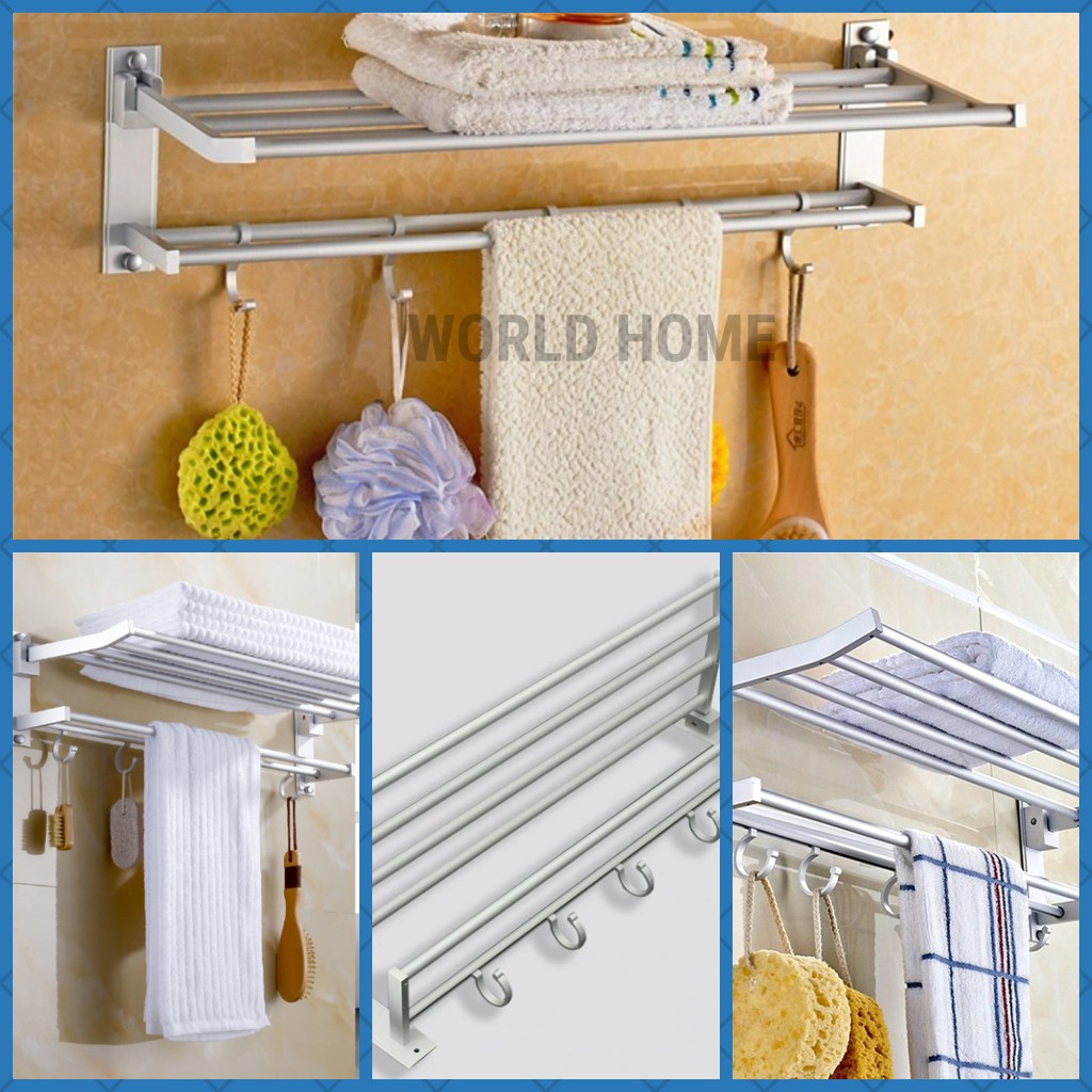 Stand Hanger Hanger Baju Hanger Handuk Serbaguna Anti Karat - worldhome