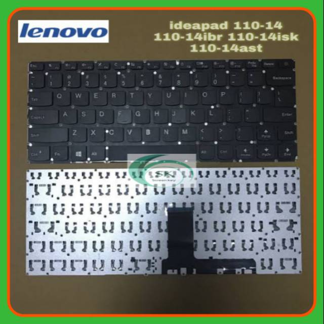 Keyboard Lenovo Ideapad 110 110-14 110-14IBR 110-14ISK 110-14AST