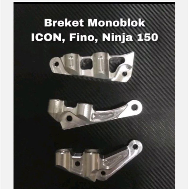 BREKET kaliper monoblok 4piston honda ninja fu beat scoopy vario 125 150 beat new scoopy new