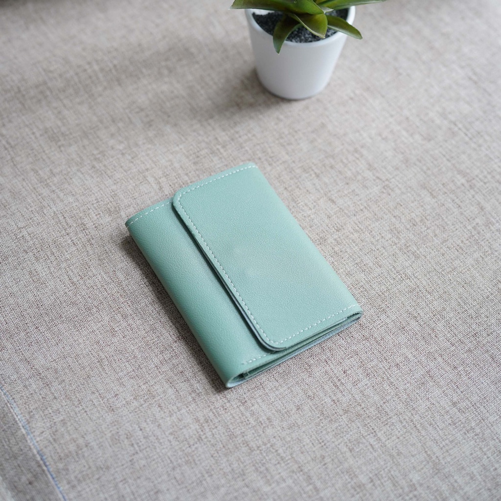 Kamiyastuff Aiko Wallet - Dompet Wanita-Soft Green