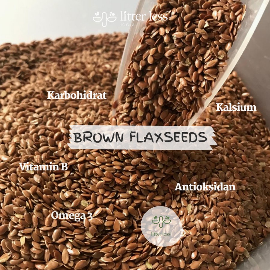 

Organic Brown Flaxseed (Zero Waste / No Plastic Packaging)