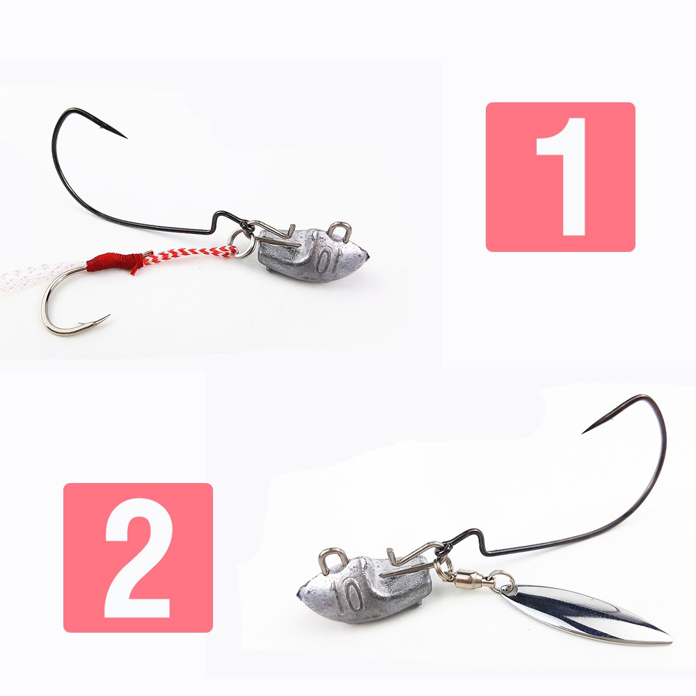 10pcs Sinker Pemberat Umpan Pancing Multifungsi