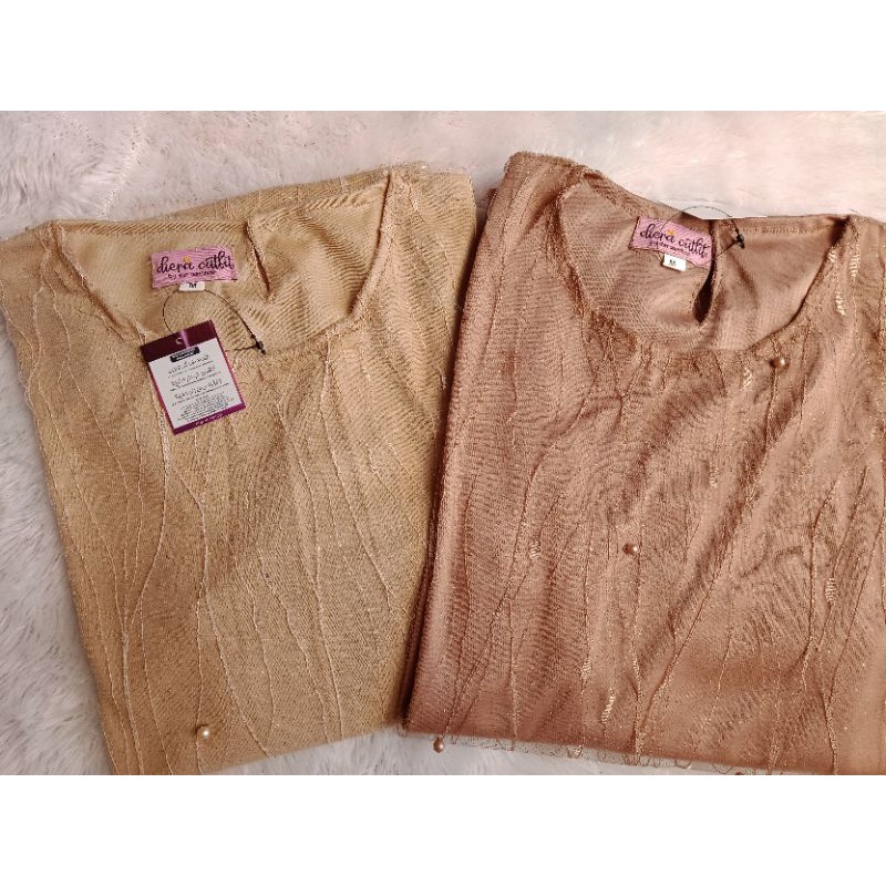 M-3L KEBAYA TULE AKAR MUTIARA JUMBO SERAGAM KEBAYA TUNIK TULLE  KEBAYA TILLE  LILAC ABU COKSU DUSTY ko