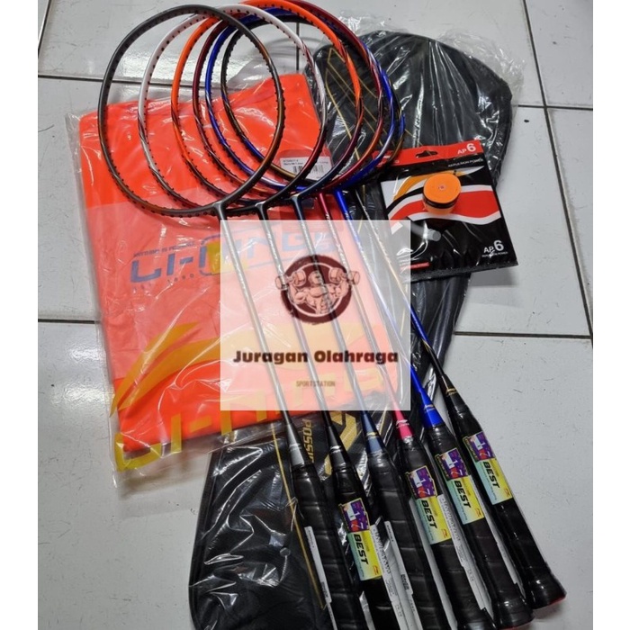 Special Paket Raket Lining Turbo X80Iii / X90Iii Original New Arrival #98