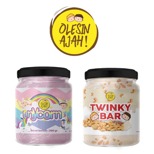

Promo OlesinAjah Selai Unycorn 200Gr + Twinky Bar 200Gr