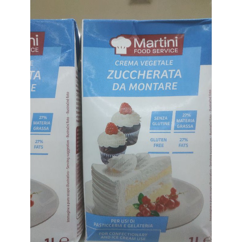 

krim nabati untuk kue 1 liter