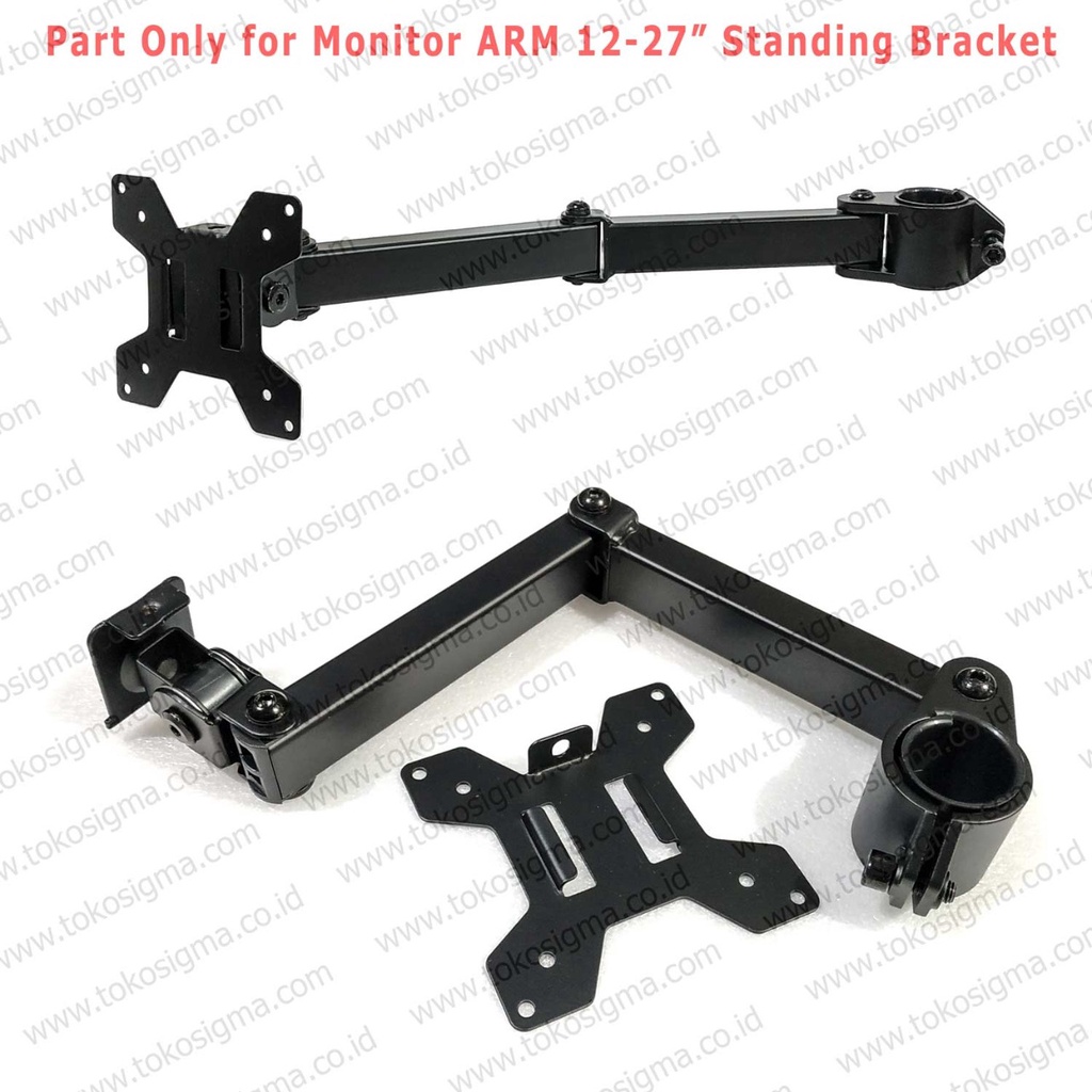 PART BRACKET ZD ZL : Lengan Monitor Arm Plat VESA Standing Meja Desk