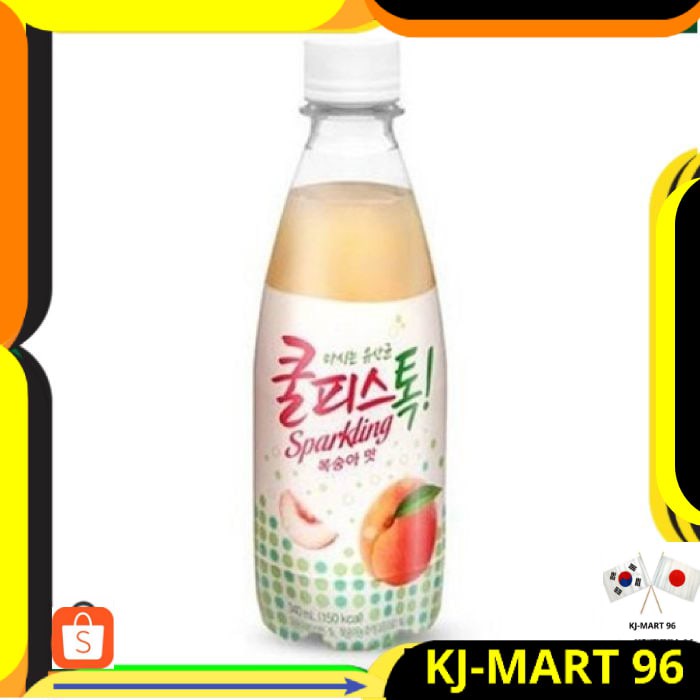 

KOREAN DRINK/MINUMAN KOREA DONGWON COOLPIS SPARKLING RASA PEACH 340 ML