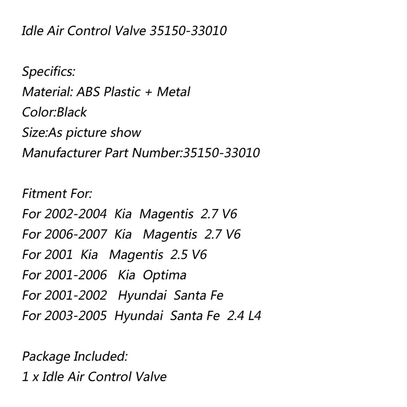 35150-33010 Idle Air Control Valve IAC Valve Untuk Hyundai Sonata Santa Fe Kia