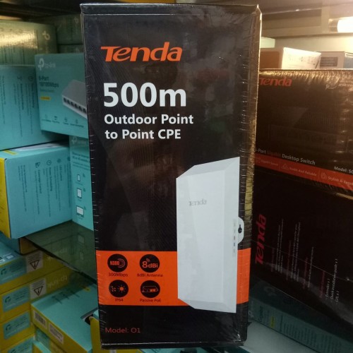 Tenda O1 500m Outdoor Wifi Extender CPE Wireless Tenda 01 Original