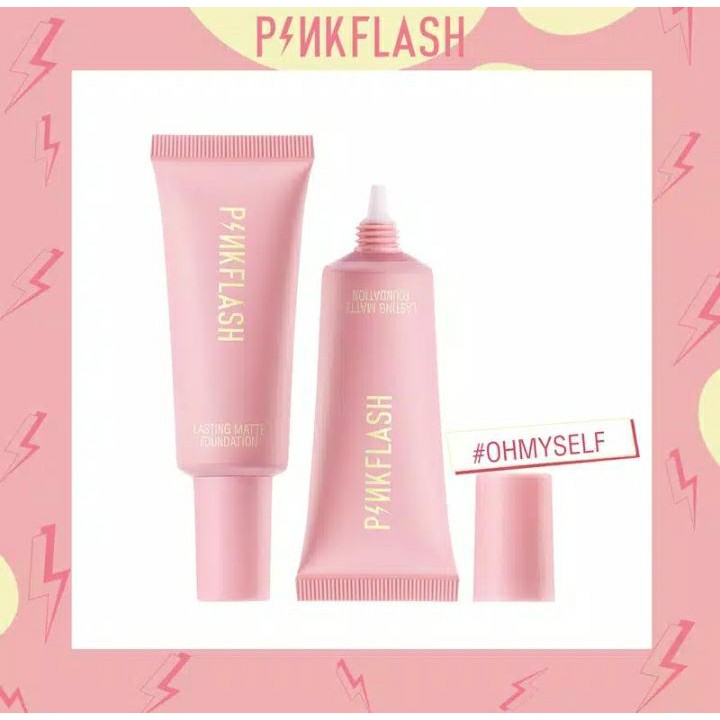 PINKFLASH foundation cair tahan lama