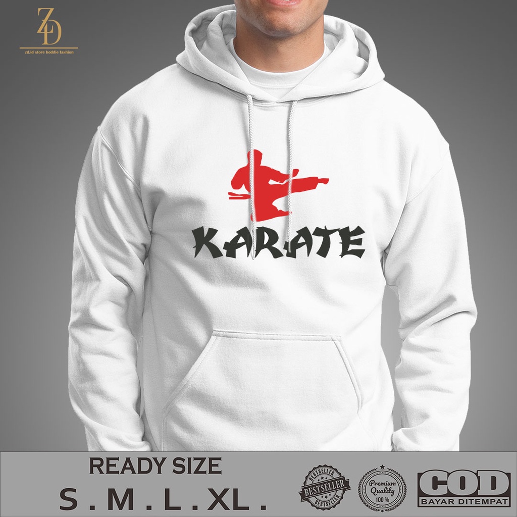 JAKET HOODIE KARATE / HOODIE PRIA / JAKET PRIA / HOODIE KEREN
