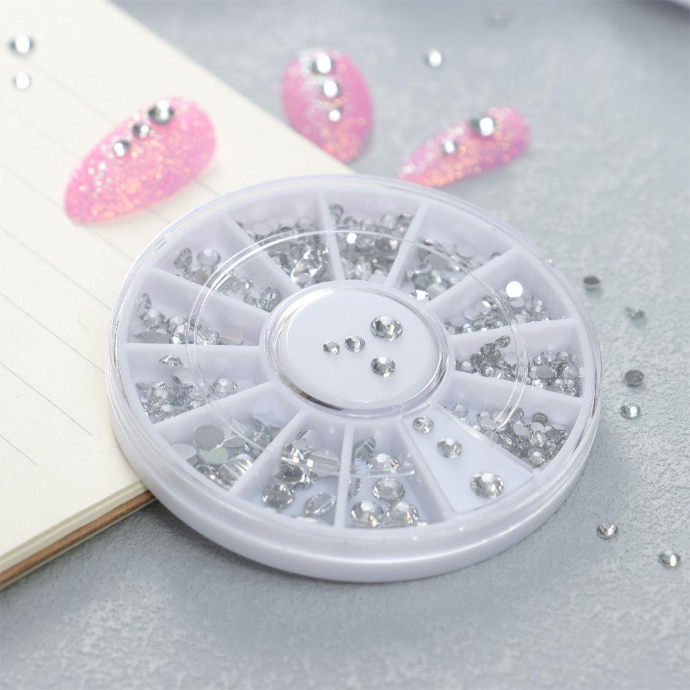 Solighter Nail Rhinestones Aksesoris Baru Kristal Kuku Art