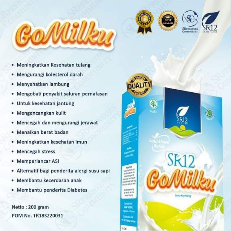 

Susu GoMilku SR12/ susu kambing etawa / Susu Kesehatan