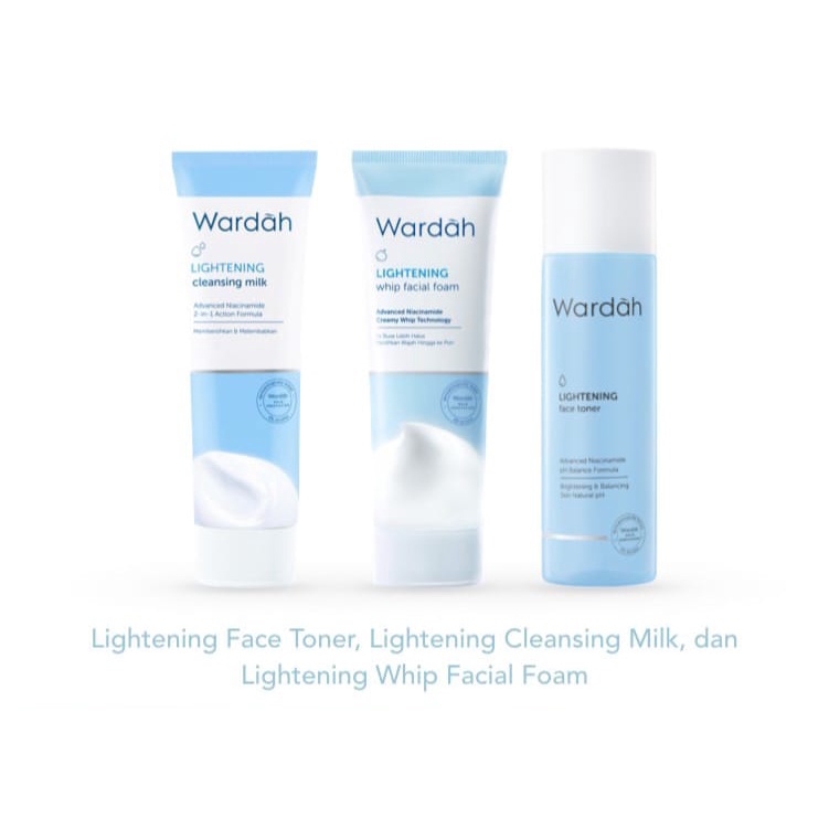 Wardah Lightening Total FACE Cleansing SERIES