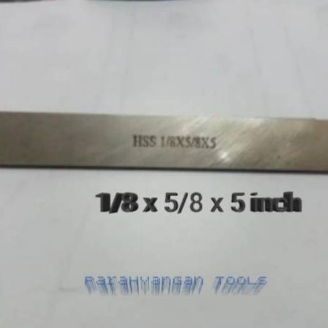 HSS Mata Pisau Bubut Pahat Bubut HSS Persegi Panjang Datar HSS size 1/8x5/8x5inch