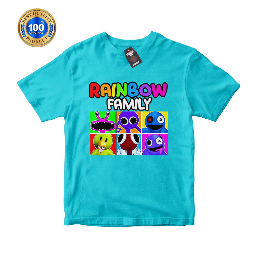 KAOS ANAK RAINBOW FRIENDS UNISEX LENGAN PENDEK