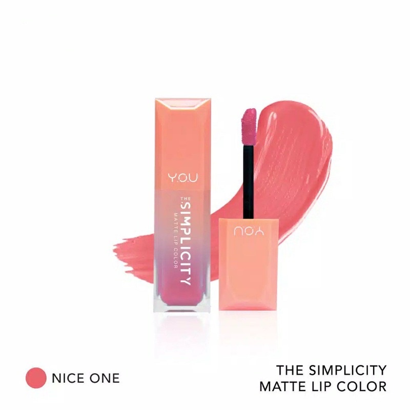 Kosmetik You The Simplicity Matte Lip Color By YOU Makeups | Lipcream Lipstick Lipstik