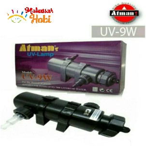 UV Sterilizer and Clarifier ATMAN UV-9W Pembunuh Lumut Aquarium UV9W