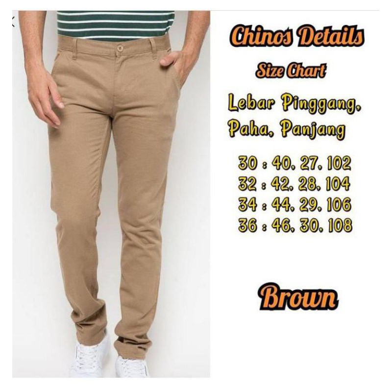 Celana chinos Details